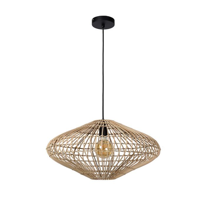 Suspension rustique bois, Magali