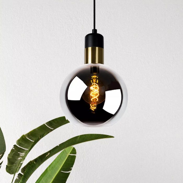 Suspension vintage grise, Julius