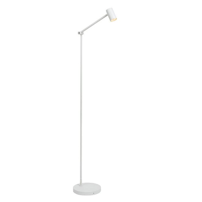 Lampadaire rechargeable moderne blanche, Tipik, 3W, 2700K LED, avec variateur tactile