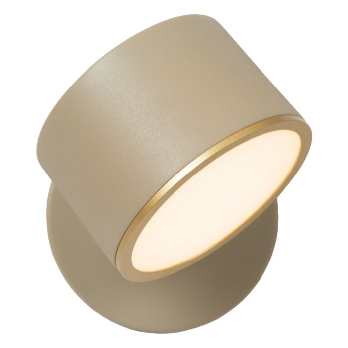 Applique murale moderne taupe, Gian, 9W, 2700K LED