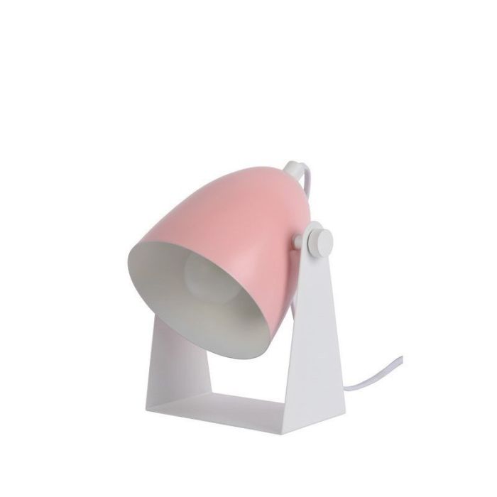Lampe de table moderne rose, Chago, avec interrupteur