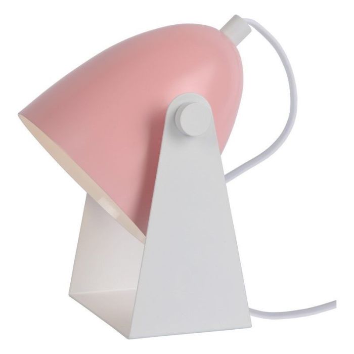 Lampe de table moderne rose, Chago, avec interrupteur