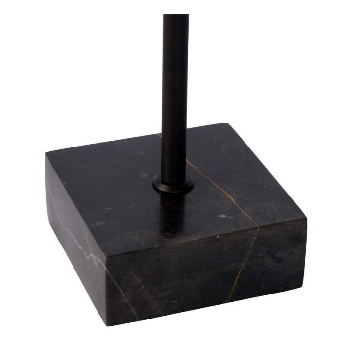 Lampe de table moderne noire, Lorin, avec interrupteur