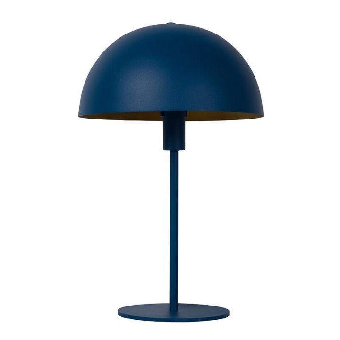 Lampe de table moderne bleue, Siemon, avec interrupteur