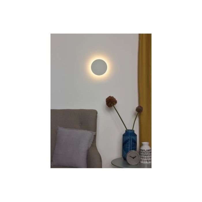 Applique murale moderne blanche, Eklyps, 6W, 3000K LED
