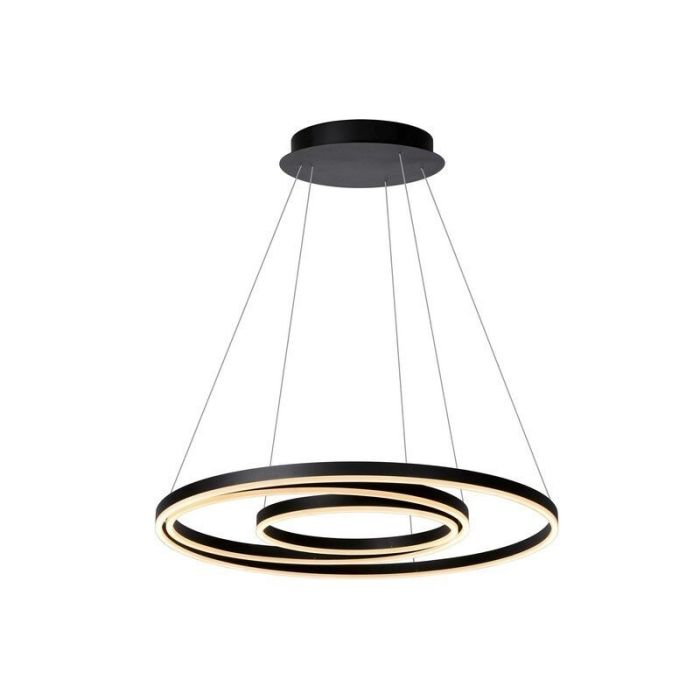 Suspension moderne noire, Triniti, 32W, 3000K LED