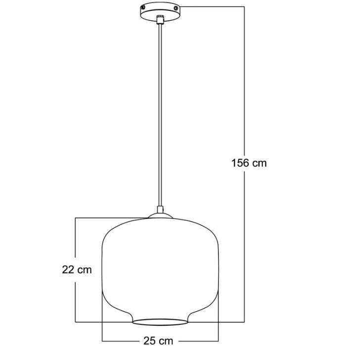 Suspension moderne noire, Medine