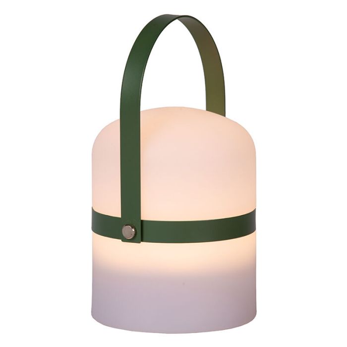 Lampe de table extérieur moderne verte, Little Joe, 3W, 2700K LED, IP44, avec interrupteur