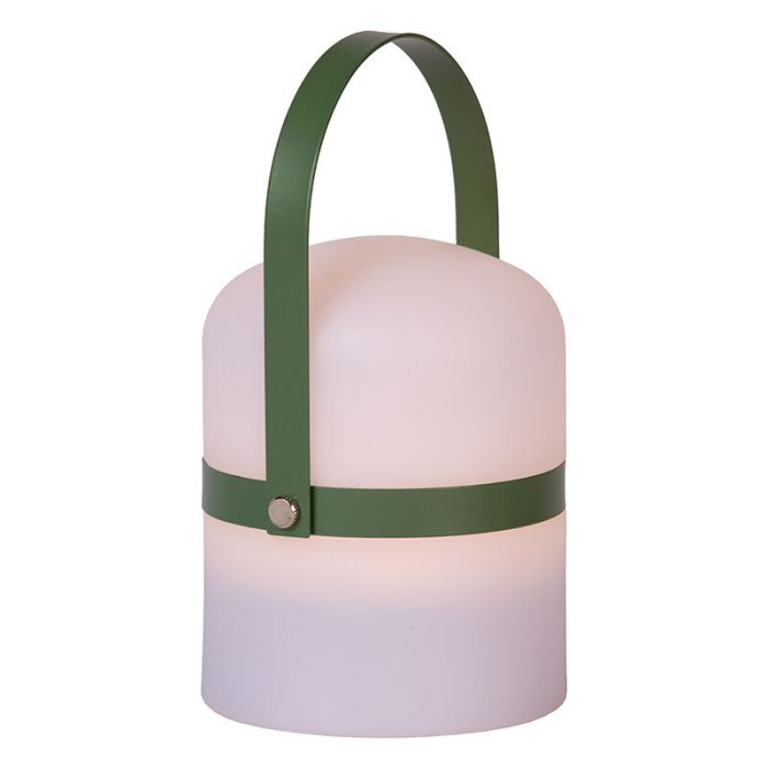 Lampe de table extérieur moderne verte, Little Joe, 3W, 2700K LED, IP44, avec interrupteur