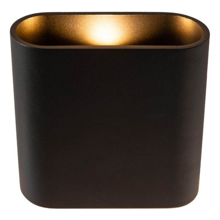 Applique up and down moderne noire, Atila, 5W, 2700K LED, IP54