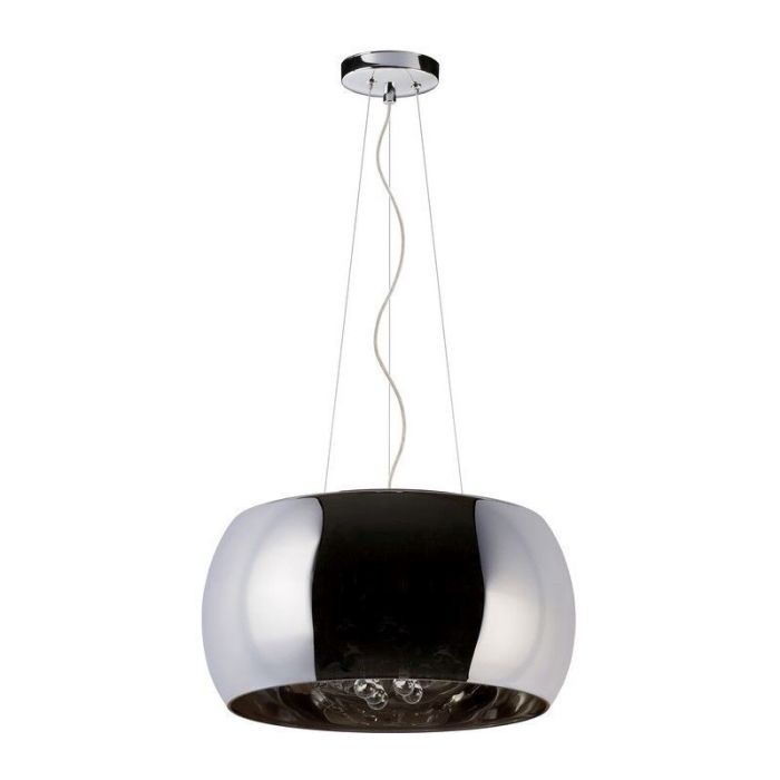 Suspension moderne chromée, Pearl