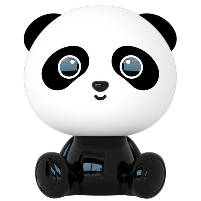 Lampe de table pour enfants noire, Dodo Panda, 3W, 4000K LED