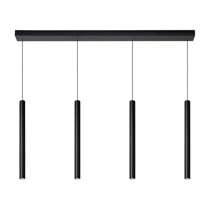 Suspension moderne noire, Lorenz, 4W, 3000K LED