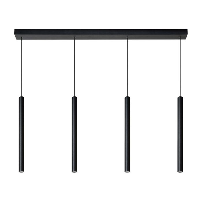 Suspension moderne noire, Lorenz, 4W, 3000K LED