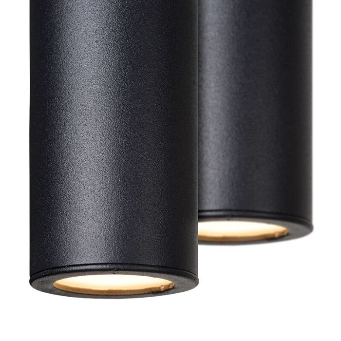 Suspension moderne noire, Lorenz, 4W, 3000K LED