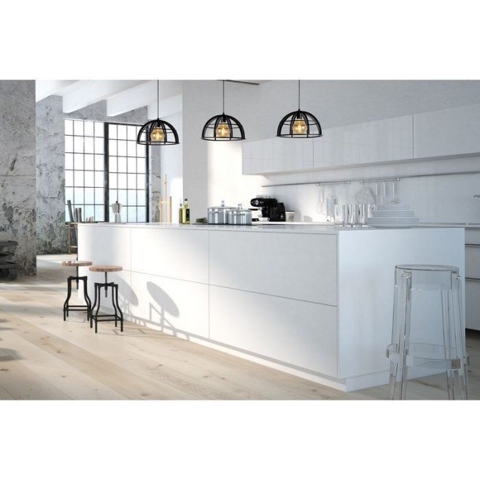 Suspension moderne noire, Dikra
