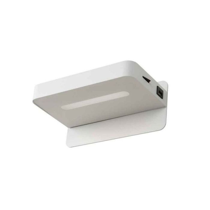 Applique murale moderne blanche, Atkin, 5W, 2700K LED, avec interrupteur