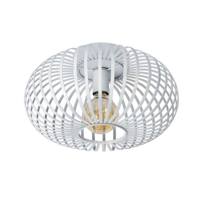 Lampe plafond rétro blanche, Manuela