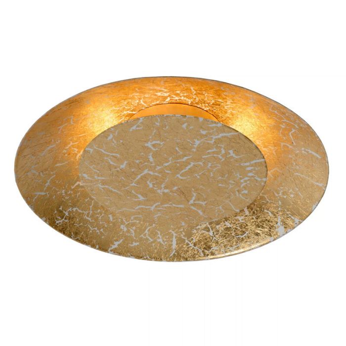 Lampe plafond moderne dorée, Foskal, 6W, 2700K LED