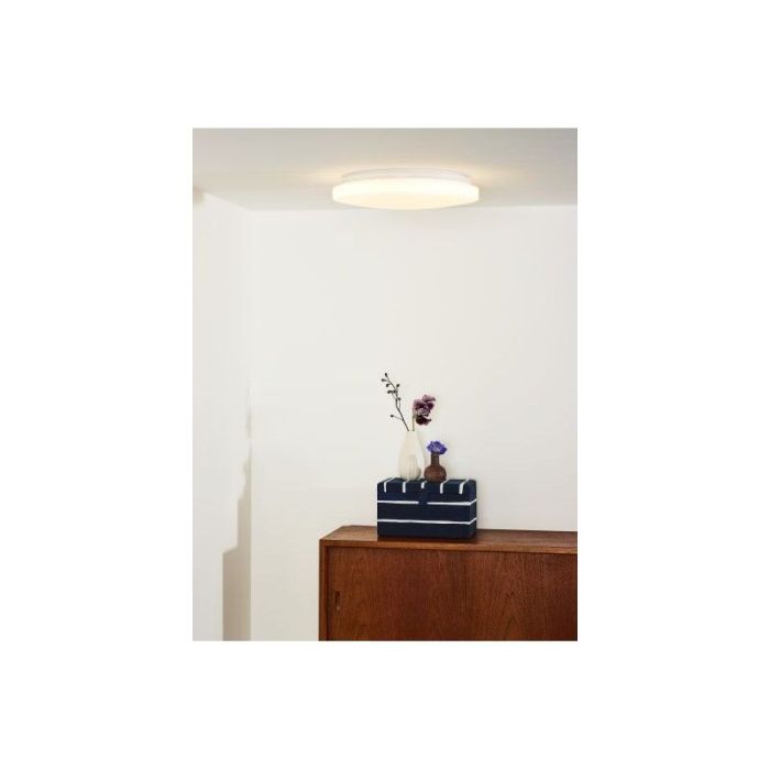 Lampe plafond moderne blanche, Otis, 26W, 3000K LED