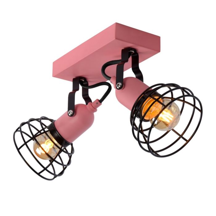 Spot plafond pour enfants moderne rose, Paulien