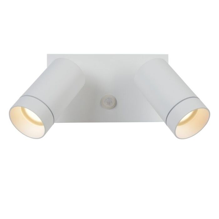 Applique extérieur avec détecteur de mouvement moderne blanche, Taylor, IP54