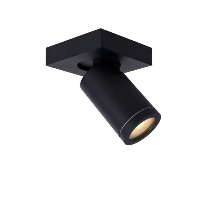 Spot plafond moderne noir, Taylor, IP44
