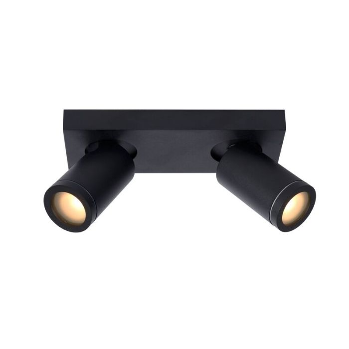 Spot plafond moderne noir, Taylor, IP44