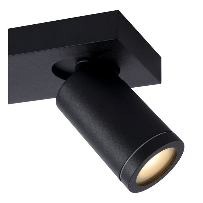 Spot plafond moderne noir, Taylor, IP44