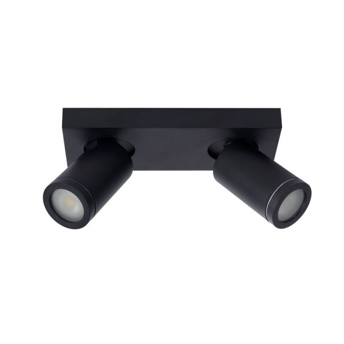 Spot plafond moderne noir, Taylor, IP44