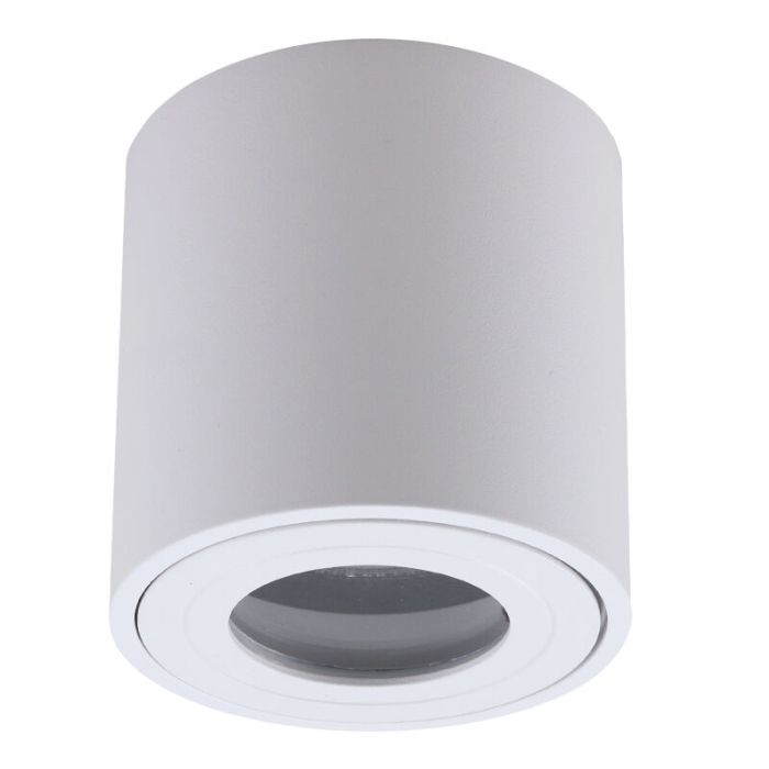 Plafonnier connecté blanc moderne, Alion, IP44, 4,5W, RGBW