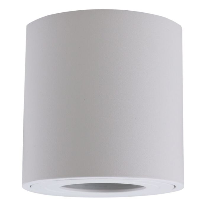 Plafonnier connecté blanc moderne, Alion, IP44, 4,5W, RGBW