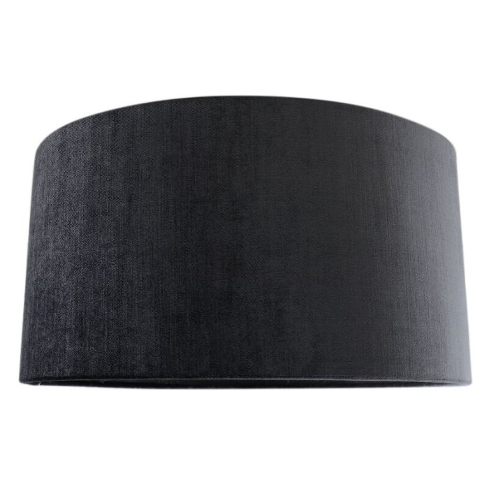 50 cm abat-jour en velours anthracite, Rody