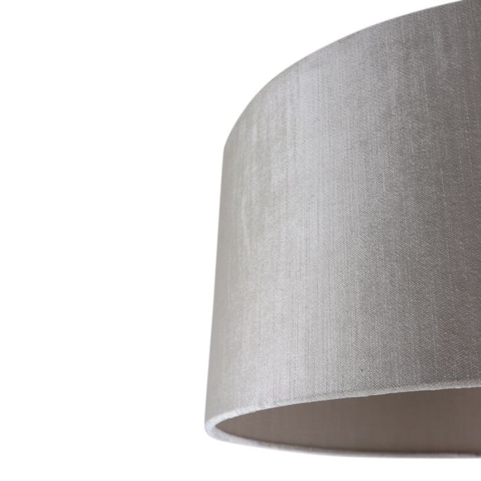40 cm abat-jour en velours gris, Rody