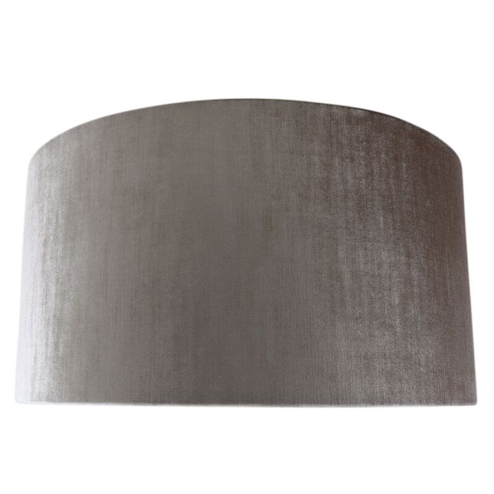50 cm abat-jour en velours gris, Rody