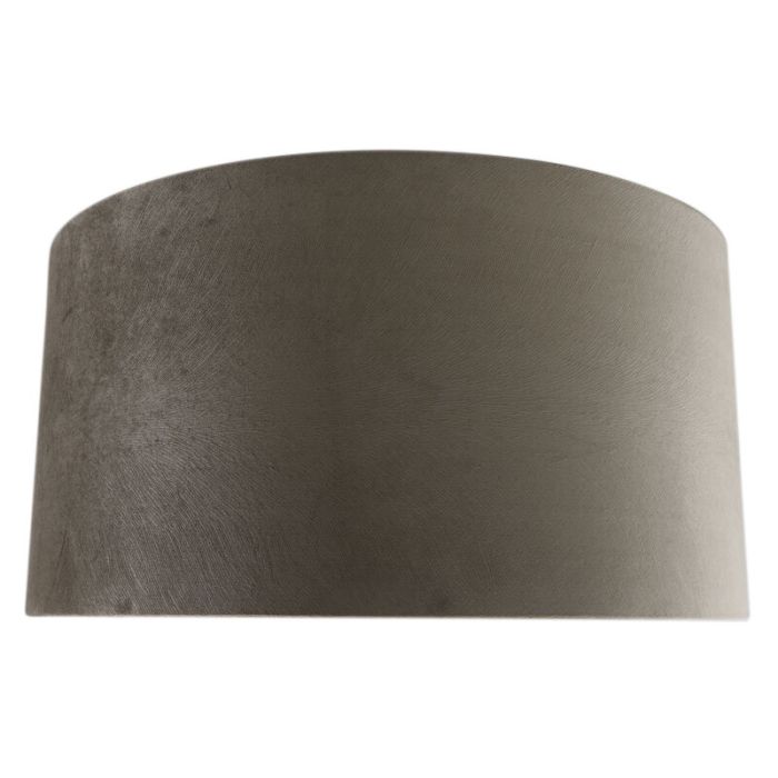 50 cm abat-jour en velours taupe, Rody
