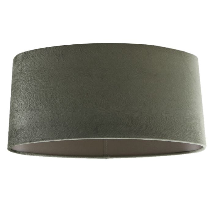 40 cm abat-jour en velours vert ovale, Rody