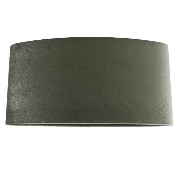 40 cm abat-jour en velours vert ovale, Rody