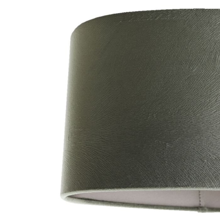 40 cm abat-jour en velours vert ovale, Rody