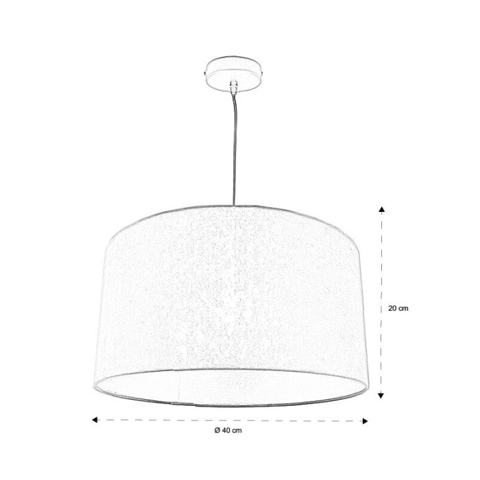 Suspension jaune moderne, Urvin