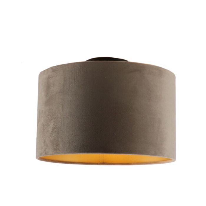 Lampe plafond dorée moderne, Krista