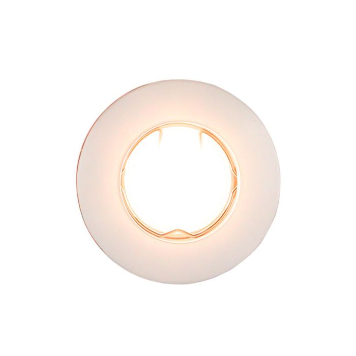 Mini spot encastrable blanc en aluminium, Rosi