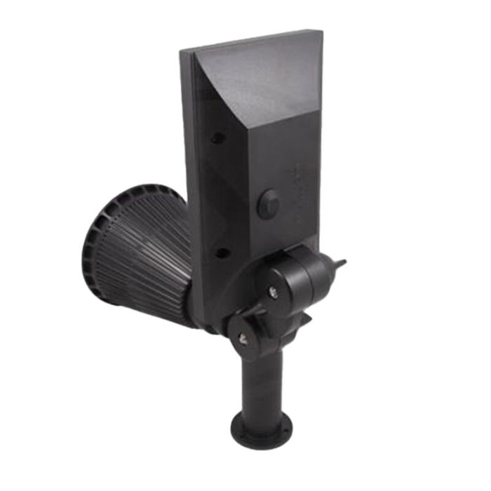 Spot à piquer solaire noir, Oualid, 2W, 5500K LED, IP65