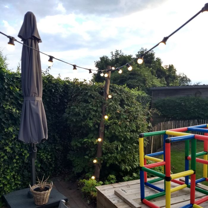 40m guirlande guinguette, 80 culots