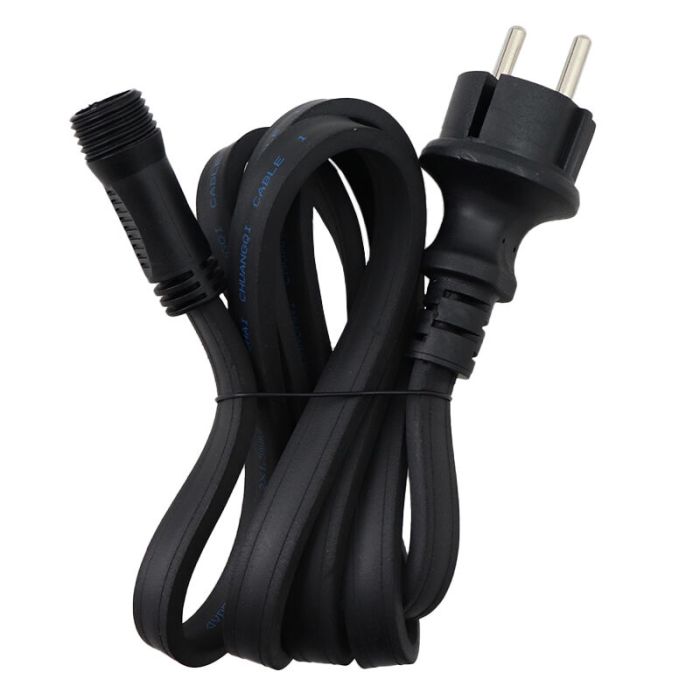 50m guirlande guinguette avec 50 dimmable ampoules transparantes
