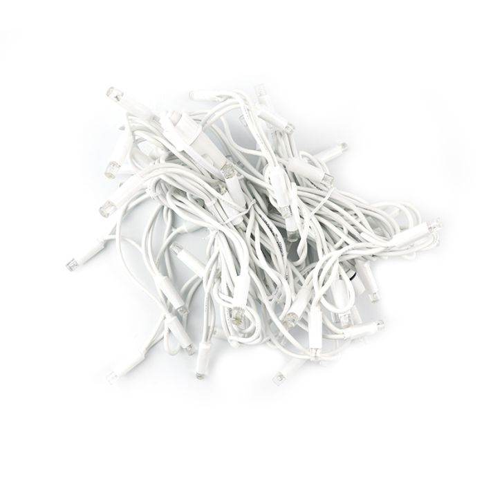 2m connectable glacon cordon blanc ip67 70 cm de hauteur blanc chaud