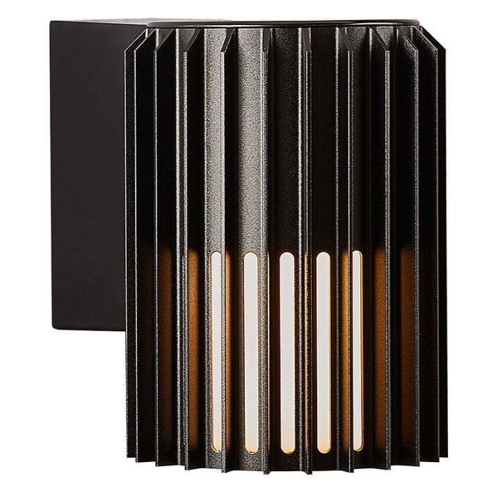 Luminaire extérieur design noir, Aludra, IP54