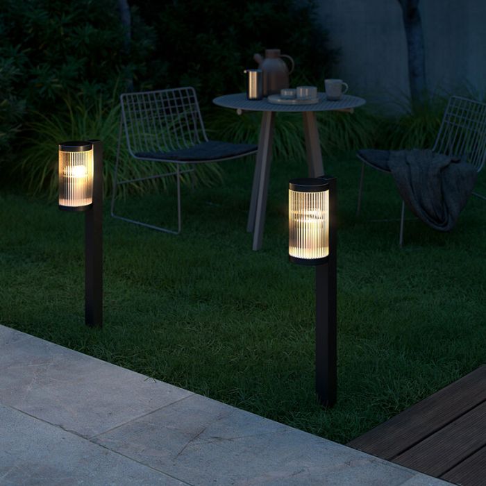 Luminaire extérieur rétro noir, Coupar, IP54