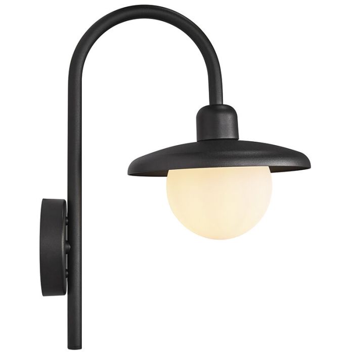 Luminaire extérieur classique noir, Berlo, IP44