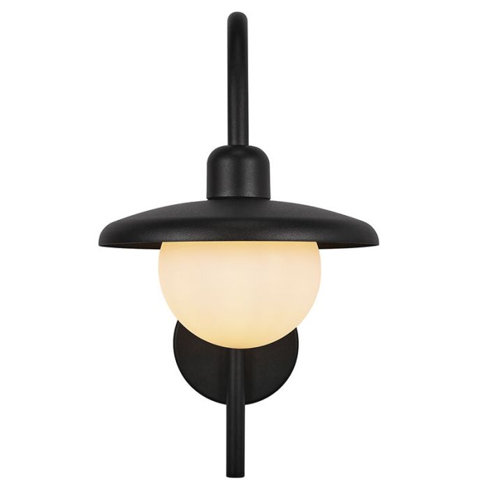 Luminaire extérieur classique noir, Berlo, IP44